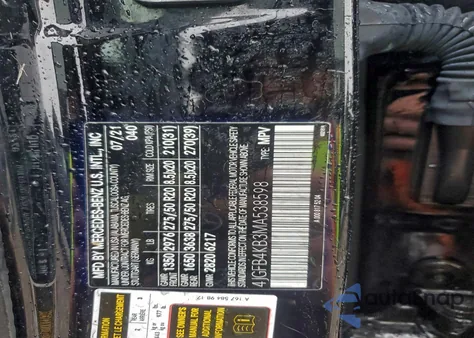 2021 Mercedes-Benz Gle 350 4Matic from USA, damaged, VIN 4JGFB4KB3MA538598